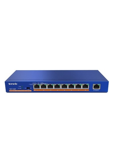 TENDA 9port 63w 8port PoE TEF1109P-8-63W 10/  00 Yönetilemez Swit