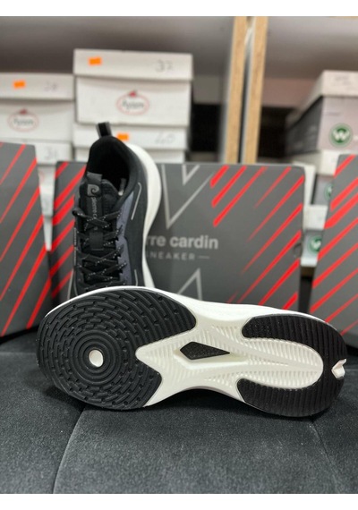 Pierre Cardin Pci-11324 Erkek Spor Ayakkabı Siyah Beyaz