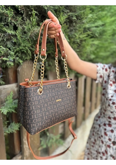 Just Polo Kadın Kahve Camel Yeni Sezon El Ve Omuz Çantası Kahve Taba Yeni