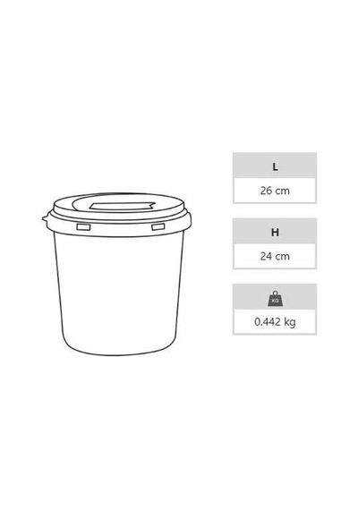 Enfekte Tıbbi Atık Kovası - 10 Lt Belirtilmemiş