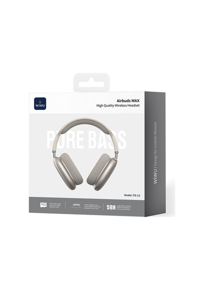 Wiwu TD-13 Airbuds Max Bluetooth 6.0 Kulak Üstü Kulaklık