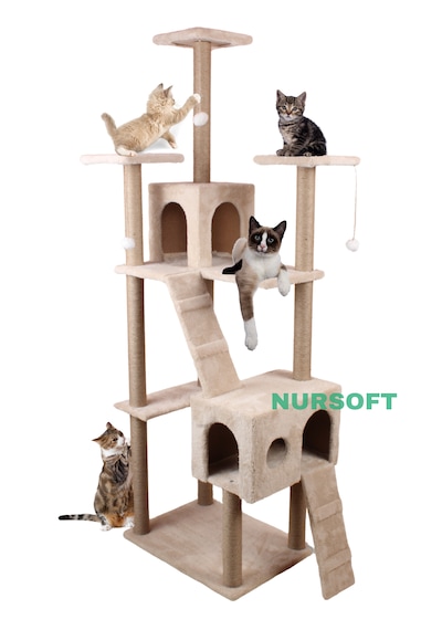 Nursoft Cat City- Rezidans Kedi Tırmalama Evi