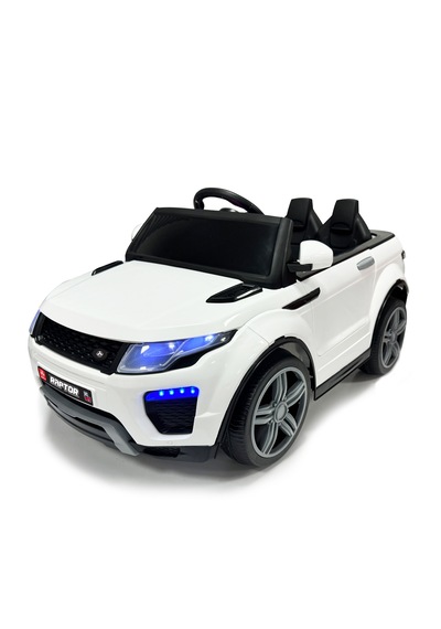 Raptor 12v Akülü Jeep Beyaz Şık Tasarım, Sallanma Modlu