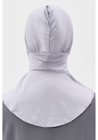 Altobeh Kadın Tesettür Pratik Boyunluklu Hijab - Sporcu Bone Gri