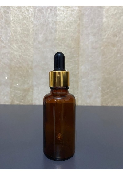 30 Ml Amber Şişe Cam Damlalıklı Şişe 50 Adet