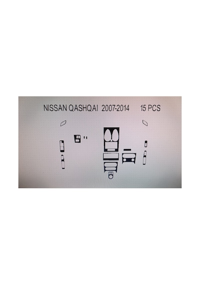 Nıssan Qashqaı 2007-2012 15 Parça Torpido Kaplama Renk Gri