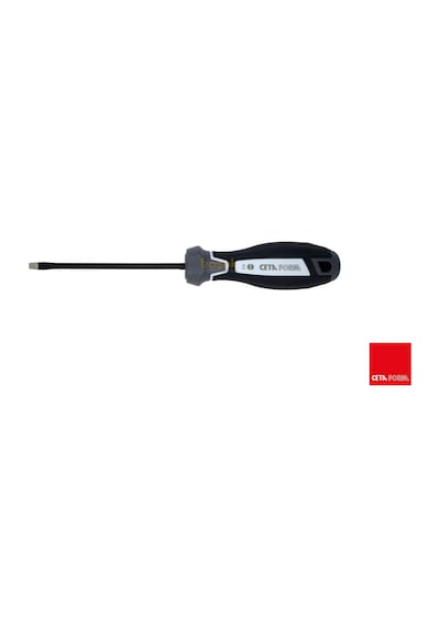 Ceta Form 4 X 100 Mm Elmas Kayma Önleyici Düz Tornavida F10d-040-100