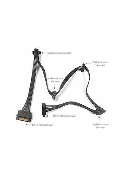 Sata Power Çoğaltıcı 5 Li Sata Power Çoklayıcı