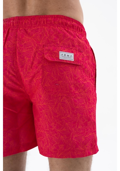 AR-MA Arma Erkek Regular Fit Çok Renkli Mayo Deniz Şortu Y25525278001 Pembe-p5 Koyu Pembe