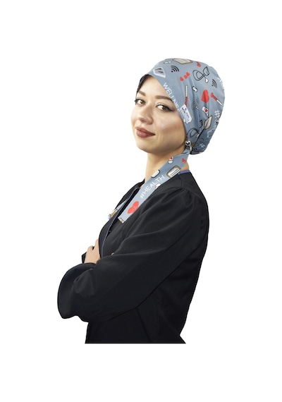 Tesettür Gri Nurse Life Doktor Hemşire Hastane Tesettür Cerrahi B Gri
