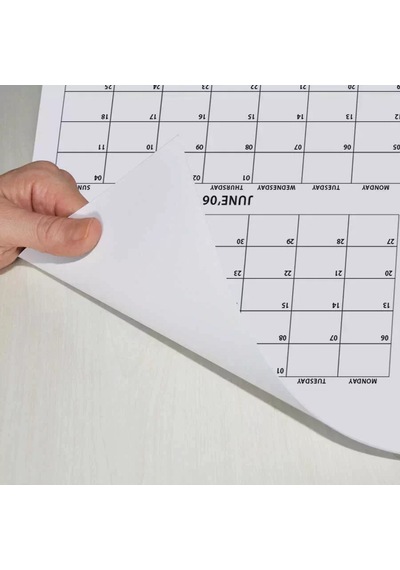 2026 Yıllık Planlayıcı Duvar Takvimi, Beyaz Renkli Kağıt