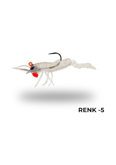 Avlivari 3D Shrimp 6Gr 7.62Cm Zıplatmalı Silikon Karides