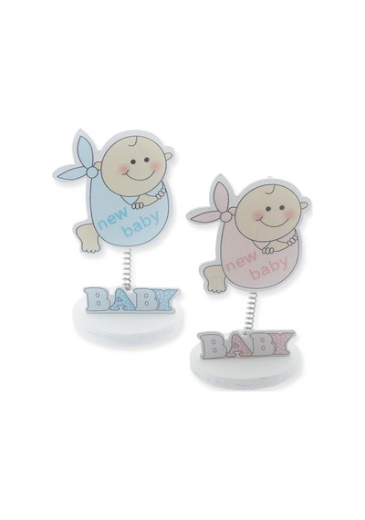 12 Adet New Baby Sticker Ahşap Bebek Notluk