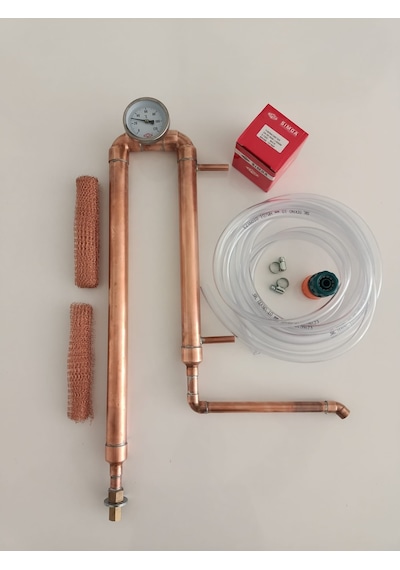 Bitkisel Damıtma İmbik Damıtma Sistemi Mesh Dolgulu 15 Litre