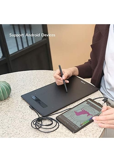 Xp-pen G960s Grafik Tablet 9x6 İnç Kalem Tablet Çizim Tableti, Windows 10/8/7 Ve Mac Os Ve İçin Pilsiz Stylus İle