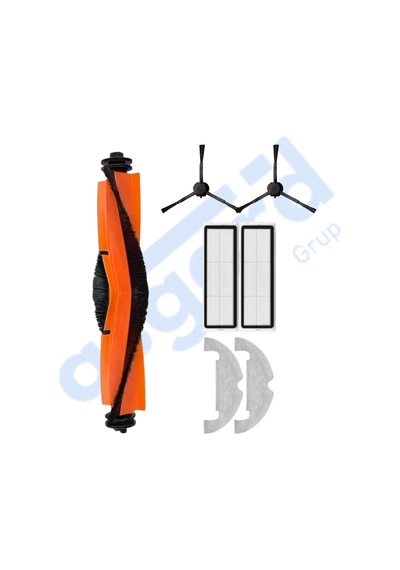 Xiaomi Mop 2 Ultra X10 Uyumlu 1 Ana Fırça 2 Yan Fırça 2 Filtre 2 Mop Pkt-iasgf0001331