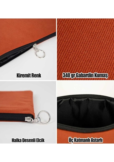 Bk Gift Kişiye Özel Kendin Tasarla Astarlı Portföy Mint Yeşili Çanta 30x21cm, Baskılı El Çantası, Organizer Çanta Yeşil