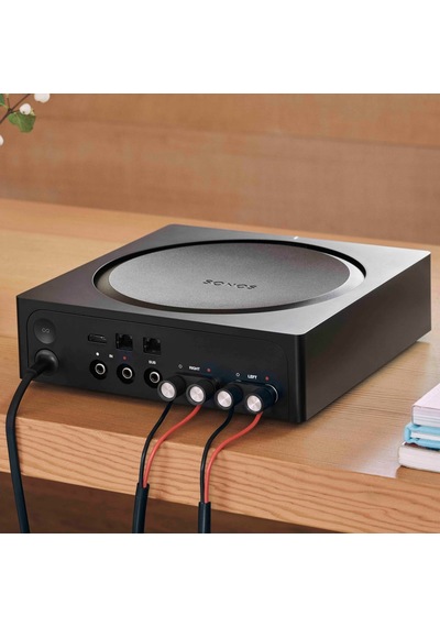 Sonos Amp, 125 W Güçlü, Wi-fi Ve Bluetooth Destekli, Akıllı Stereo Amplifikatör - Siyah