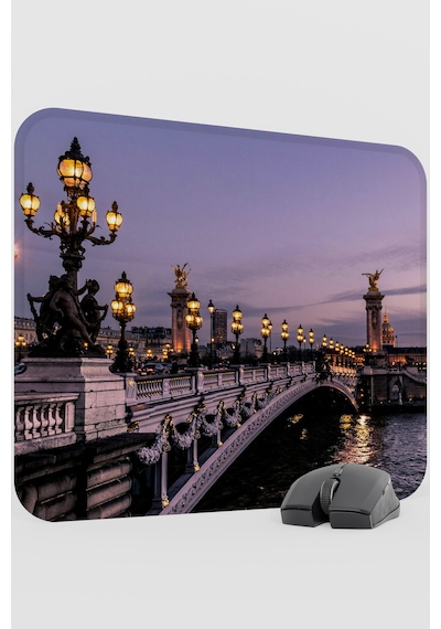 Paris Fransa Alexandre Iıı Köprüsü V4 48x40 Xl Gaming Kauçuk Kaymaz Taban Mouse Pad Fare Altlığı
