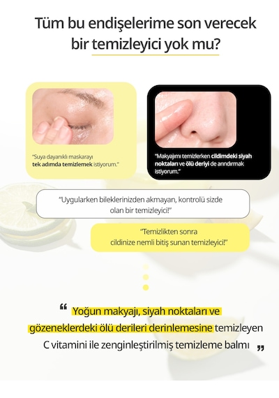 Yeşil Mandalina Özlü, Makyaj Temizleme Balmı Goodal Green Tangerine Vita C Toning Cleansing Balm 26869092
