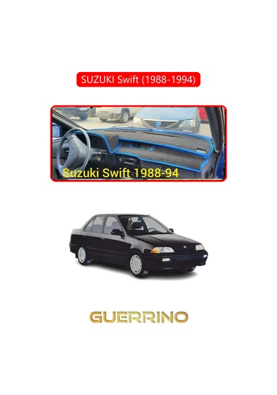 Suzukı Swift 1988-1994 Torpido Koruma Halısı Kırmızı Kenar