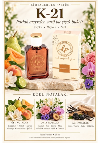 KP K-21 Kadın Parfüm EDP 50 ML