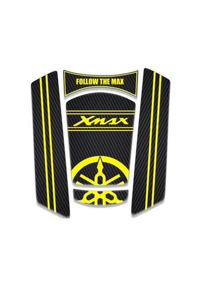 Yamaha Xmax Uyumlu Sarı Tank Pad 2025-2026 Diğer