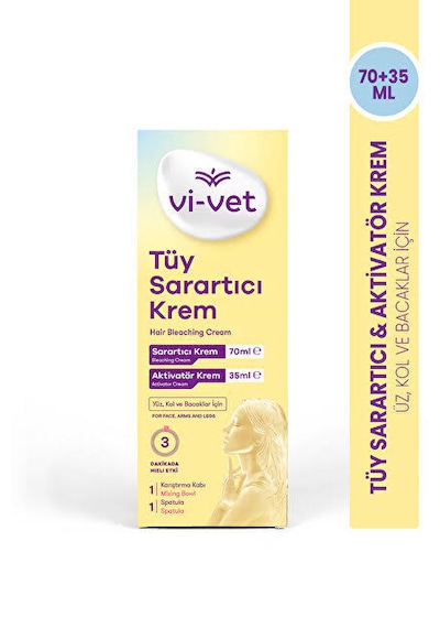 Vi-vet Tüy 70 Ml Sarartıcı Krem + 35 Ml Aktivator Krem