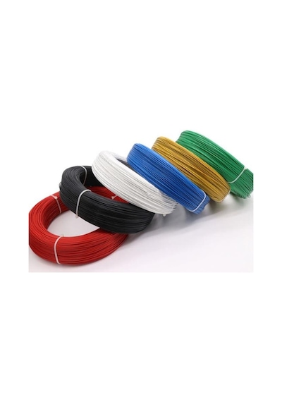 1x1.5 MM2 SIAF 16 AWG Yumuşak Silikon Kablo 1 Metre - Kırmızı
