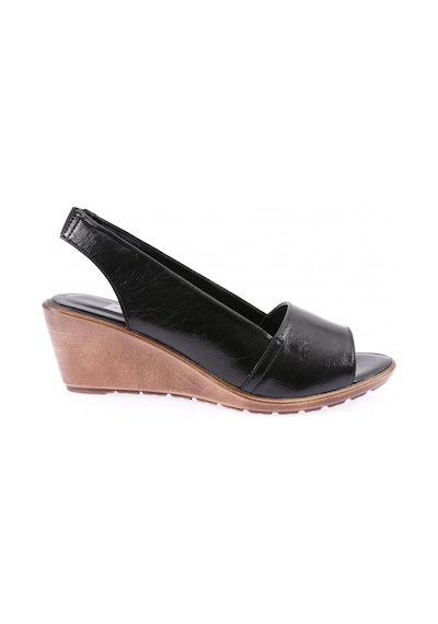 Dgn 7119-22y Kadın Dolgu Taban Sandalet 7119-2027-R8961 Siyah