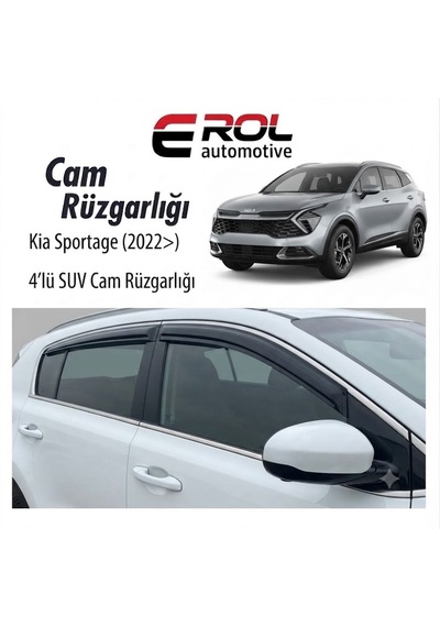 Kia Sportage 2022 4'lü Mugen Cam Rüzgarlığı