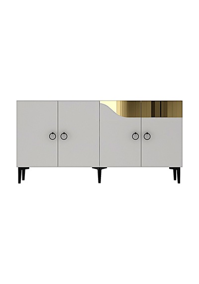 Ka1514 Gama Konsol Ve Tv Sehpası 150cm Beyaz-gold