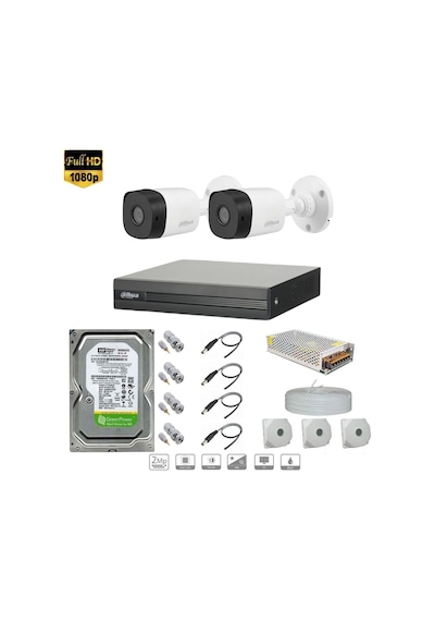 Dahua Full Hd 2 Kameralı Set