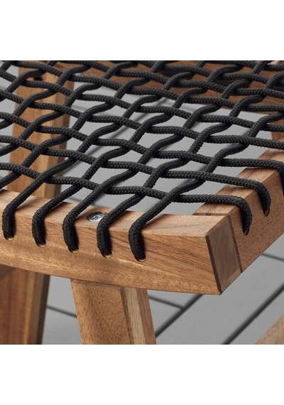 Ikea Stackholmen Bahçe Taburesi, Açık Kahverengi, 48x35x43 Cm