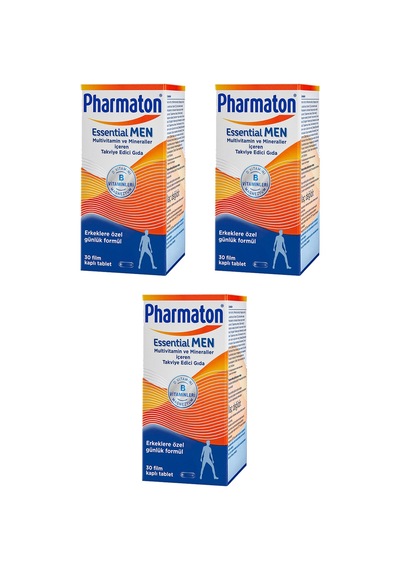 Pharmaton Essential Men 30 Kapsül 3 Adet