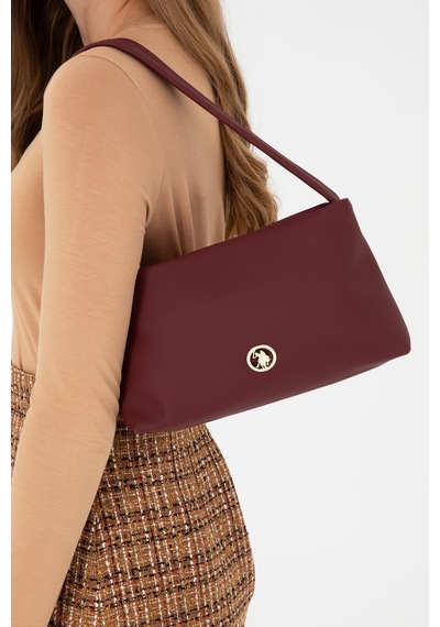 U.S. Polo Assn. Kadın Bordo Kol Çantası 50303437-VR014