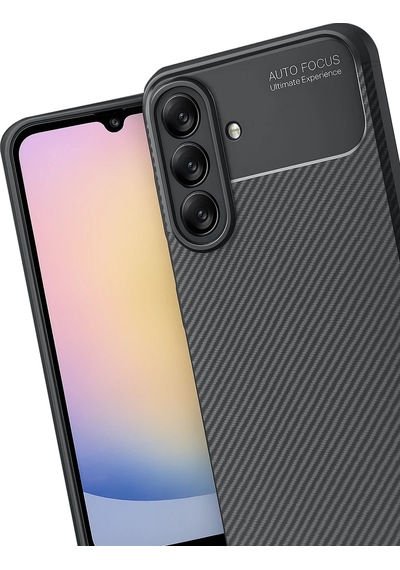 Newface - 282 - Samsung Galaxy Uyumlu A17 5g Auto Focus Karbon Kapak - Aconcept - - Siyah