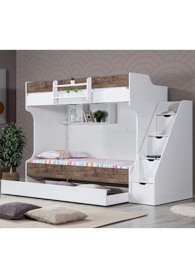 Ranza, Kardem Yavrulu Ranza - Ceviz + 3 Adet Comfort Yatak 90 X 190 CM