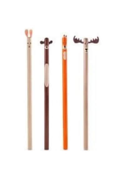 Kikkerland Wooden Ahşap Orman Kalem Seti Çok Renkli