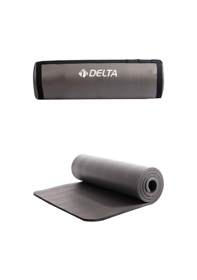 Lexroo Delta Konfor Zemin 10 Mm Taşıma Askılı Pilates Minderi Yog Antrasit