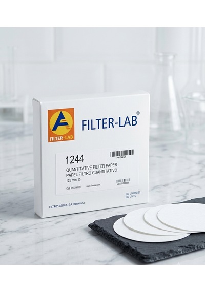 Filtre Kağıdı Filter-lab 1244 Kantitatif Külsüz Filtre Kağıdı 125 Mm, 100 Adet