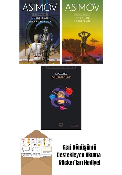 Robotlar Ve İmparatorluk Robot Serisi 4. Kitap + Şafağın Robotları Robot Serisi 3. Kitap + İşte Tanrılar