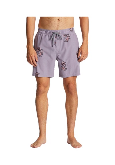 Billabong Keith Haring Flower Dance Layback 17 Erkek Boardshort Gri