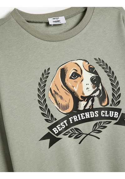 Koton Oversize Sweatshirt Köpek Baskılı Bisiklet Yaka Uzun Kollu Pamuklu Gri 5wkb10482tk Gri Koton Oversize Sweatshirt Köpek Baskılı Bisiklet Yaka Uzun Kollu Pamuklu Gri 5wkb10482tk Gri