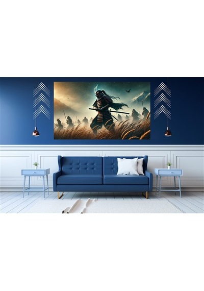 Ti-play Ötesi Yok 60x90cm Modern Samuray Pvc Çerçevesiz Tablo