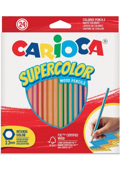 Carioca Supercolor Kuru Boya 24 Renk