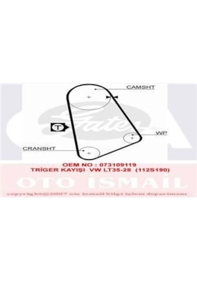 GATES 5123 TRIGER EKSANTRIK KAYISI 112×190 LT28--T35-LT40-LT45-LT