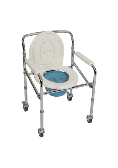 Ev Tipi Katlanır Tekerlekli Sandalye - Tuvaletli Ve Banyo