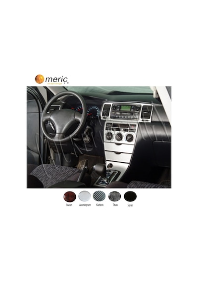 Meriç® Toyota Uyumlu Corolla Ön Torpido Kaplama 18 Parça 2002-2004 (530157494)