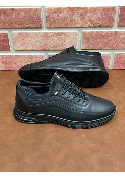 Deritarz Hakiki Deri Ortopedik Büyük Numara Kauçuk Taban Baykara Kışlık Erkek Ayakkabı Siyah Deritarz Hakiki Deri Ortopedik Büyük Numara Kauçuk Taban Baykara Kışlık Erkek Ayakkabı Siyah